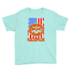 halloween american flag halloween american flag Youth Tee