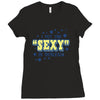 i put the sexy in dyslexia Ladies Fitted T-Shirt
