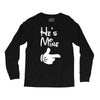 he's mine she's mine Long Sleeve Shirts