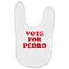 vote for pedro Baby Bibs