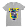 angry bull Ladies Fitted T-Shirt