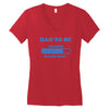 dad to be funny Women's V-Neck T-Shirt