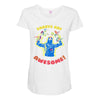snakes are awesome Maternity Scoop Neck T-shirt