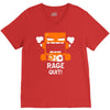 rage quit V-Neck Tee