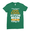 I Never Imagined I Would Be A Super Cool Autism Mom But Here I Am Kill Ladies Fitted T-Shirt