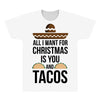 i love you and tacos. All Over Men's T-shirt