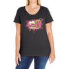 zombie burger Ladies Curvy T-Shirt