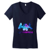 marshmello Women's V-Neck T-Shirt