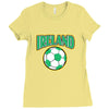ireland soccer Ladies Fitted T-Shirt