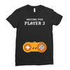 Waiting for Player 3 Gamer Ladies Fitted T-Shirt