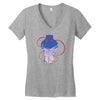red string of fate Women's V-Neck T-Shirt