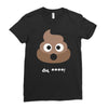 cute poo Ladies Fitted T-Shirt