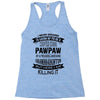 Super Cool Pawpaw Of A Freaking Awesome Grandson Racerback Tank