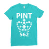 british pint funny Ladies Fitted T-Shirt
