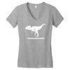 megalosaurus dinosaur Women's V-Neck T-Shirt