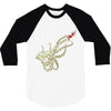 caution octopus&rsquo; may be larger than it appears 3/4 Sleeve Shirt