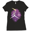 space jam jordan Ladies Fitted T-Shirt