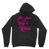 this mom hugs kiss es Unisex Hoodie