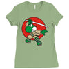 yoshi en ninja Ladies Fitted T-Shirt