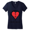 heart beats Women's V-Neck T-Shirt