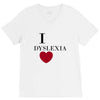 i dyslexia V-Neck Tee