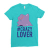 #crazylover clearance Ladies Fitted T-Shirt