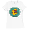 angry goldfish cartoon Ladies Fitted T-Shirt