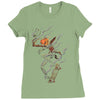 skate or burn! Ladies Fitted T-Shirt