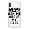 ask me about my cats iPhoneX