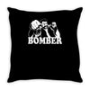 bomber film  fun Throw Pillow