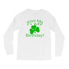 kiss me i't my birthday pi Long Sleeve Shirts