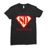bob is super dad Ladies Fitted T-Shirt