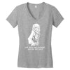 your future is over vampire blood Women's V-Neck T-Shirt