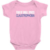 claustrophobia Baby Bodysuit