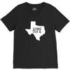 home texas outline V-Neck Tee