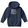 holly jolly christmas Youth Hoodie