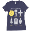 select your ship Ladies Fitted T-Shirt