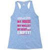without dogs my heart would be empty Racerback Tank