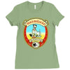 dogs bollocks beer label ideal birthday present or gift Ladies Fitted T-Shirt