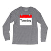 title of day of the week tuesday day of the week Long Sleeve Shirts