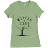 Winter (f77) Ladies Fitted T-Shirt