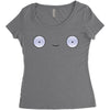 Mooncake Face Women's Triblend Scoop T-shirt