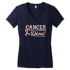 Cancer Picked The Wrong Diva Women's V-Neck T-Shirt