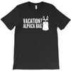 vacation alpaca bag animal humor funny T-Shirt