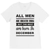all men are created equal december V-Neck Tee