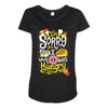 i was hungry2 Maternity Scoop Neck T-shirt