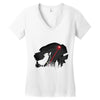 cat signal Women's V-Neck T-Shirt