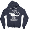 New Mommy 2018 Rokie Dept. Zipper Hoodie
