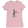 12. please pull this 012 Ladies Fitted T-Shirt