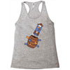 pop up knuckles1 Racerback Tank